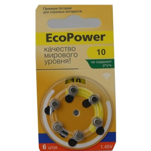 Изображение Батарейки Ecopower 10 (6 шт/уп)