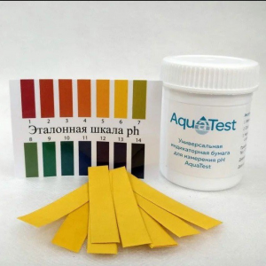 Изображение Универсальная индикаторная бумага для измерения pH AquaTest Выведен