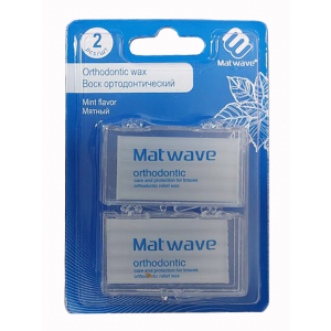 Изображение Воск ортодонтический Matwave, мятный, 2 шт