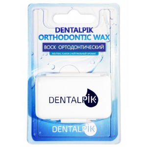 Изображение Воск ортодонтический для брекетов Dentalpik, вкус нейтральный