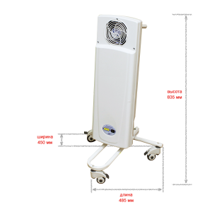 доп. изображение Облучатель-рециркулятор Кронт Дезар-802П Передвижной