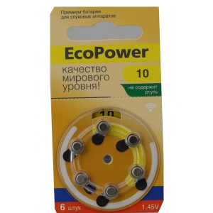 доп. изображение Батарейки Ecopower 10 (6 шт/уп)